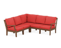Thumbnail for Trex Yacht Club Modular 5-Piece Deep Seating Set