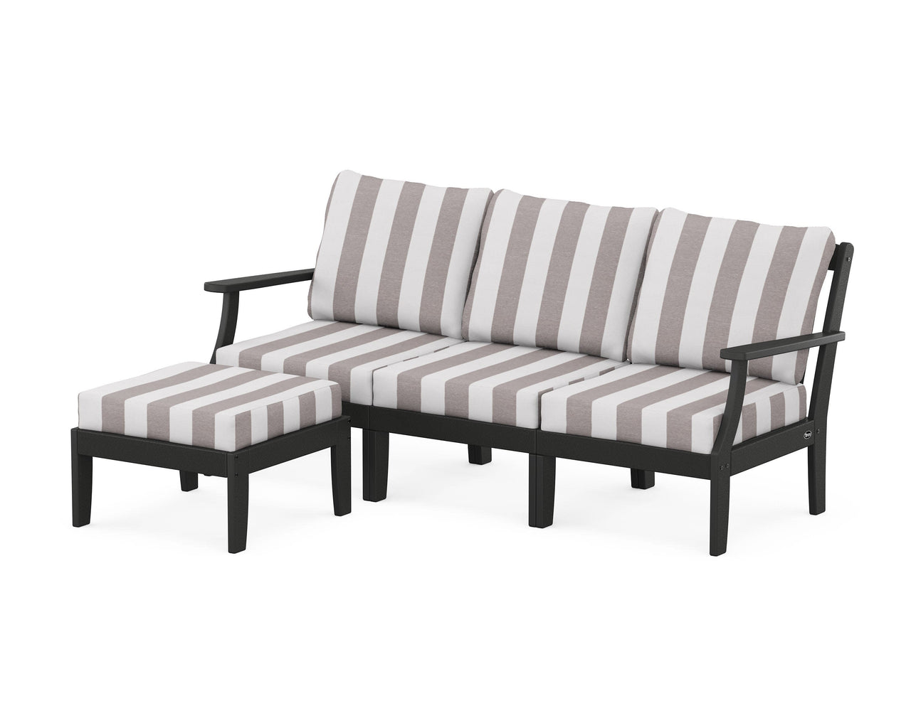 Trex Yacht Club Modular 4-Piece Deep Seating Set with Ottoman