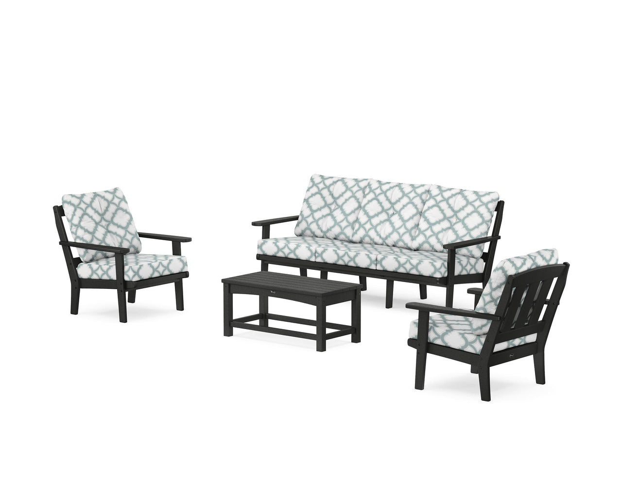 Trex Cape Cod 4-Piece Deep Seating Set with Sofa