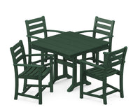 Thumbnail for Trex Monterey Bay 5-Piece Farmhouse Trestle Arm Chair Dining Set