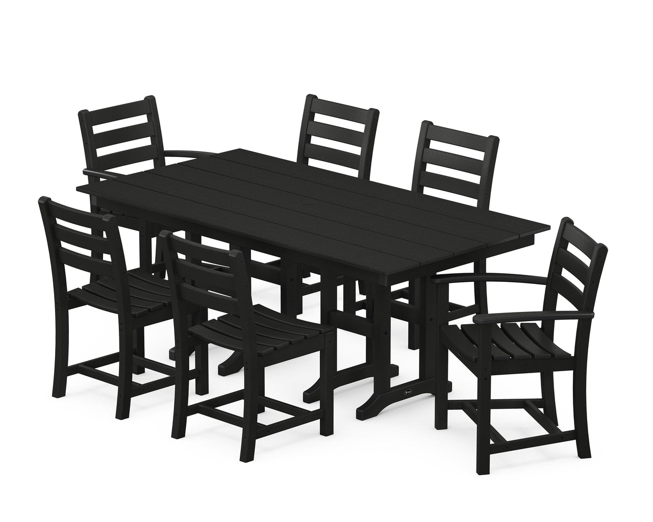 Trex Monterey Bay 7-Piece Farmhouse Dining Set