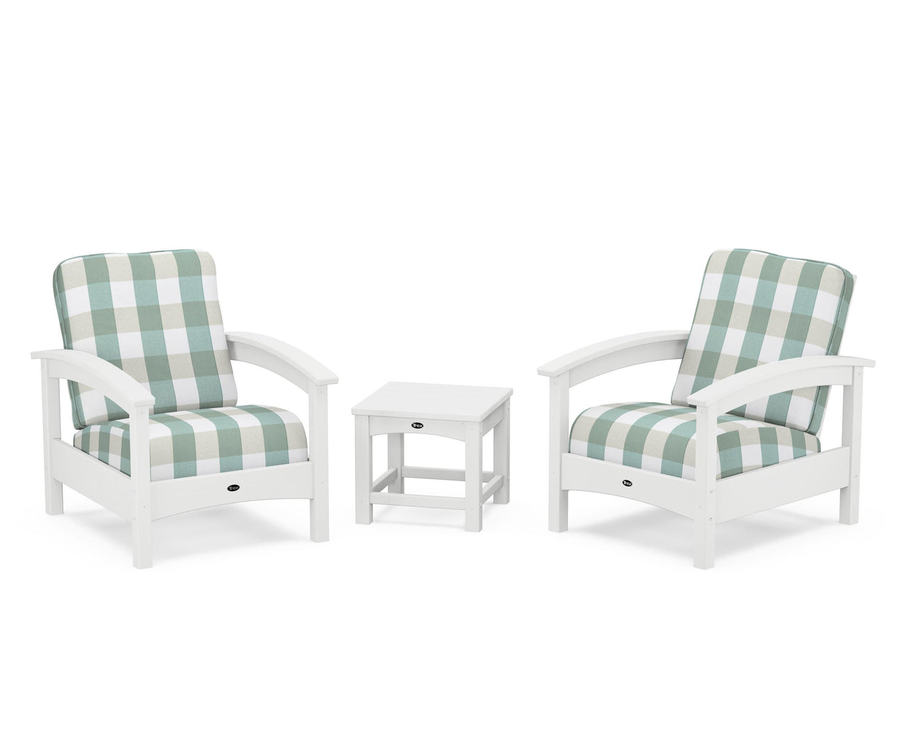Trex Rockport Club 3-Piece Deep Seating Conversation Set