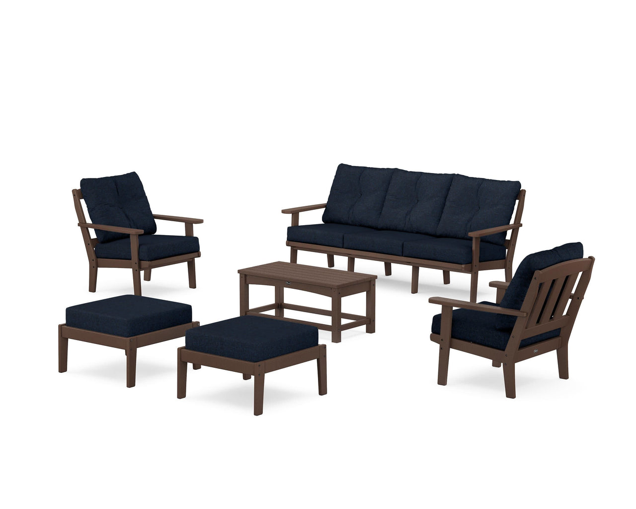 Trex Cape Cod 6-Piece Lounge Sofa Set