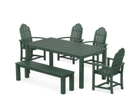 Thumbnail for Trex Cape Cod Adirondack 6-Piece Parsons Dining Set with Bench