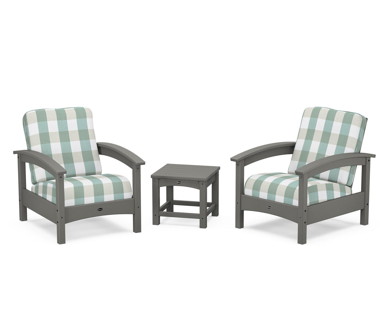 Trex Rockport Club 3-Piece Deep Seating Conversation Set