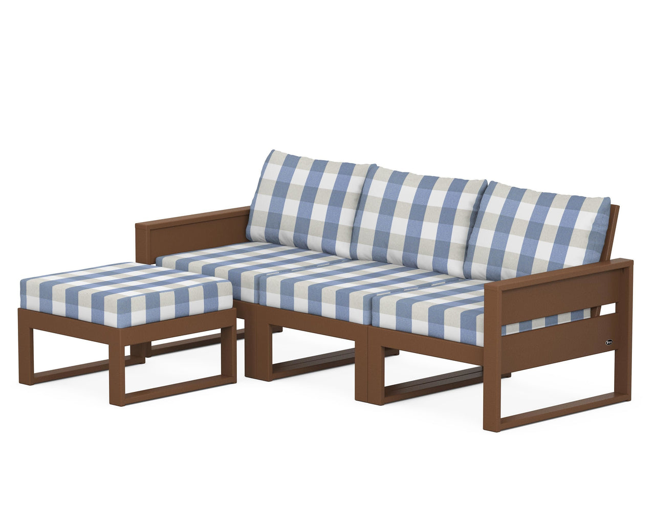 Trex Eastport 4- Piece Sectional with Ottoman