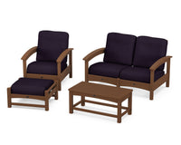 Thumbnail for Trex Rockport 4-Piece Deep Seating Conversation Group