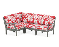 Thumbnail for Trex Yacht Club Modular 4-Piece Deep Seating Set
