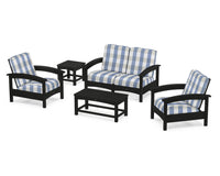 Thumbnail for Trex Rockport Club 6-Piece Deep Seating Conversation Set