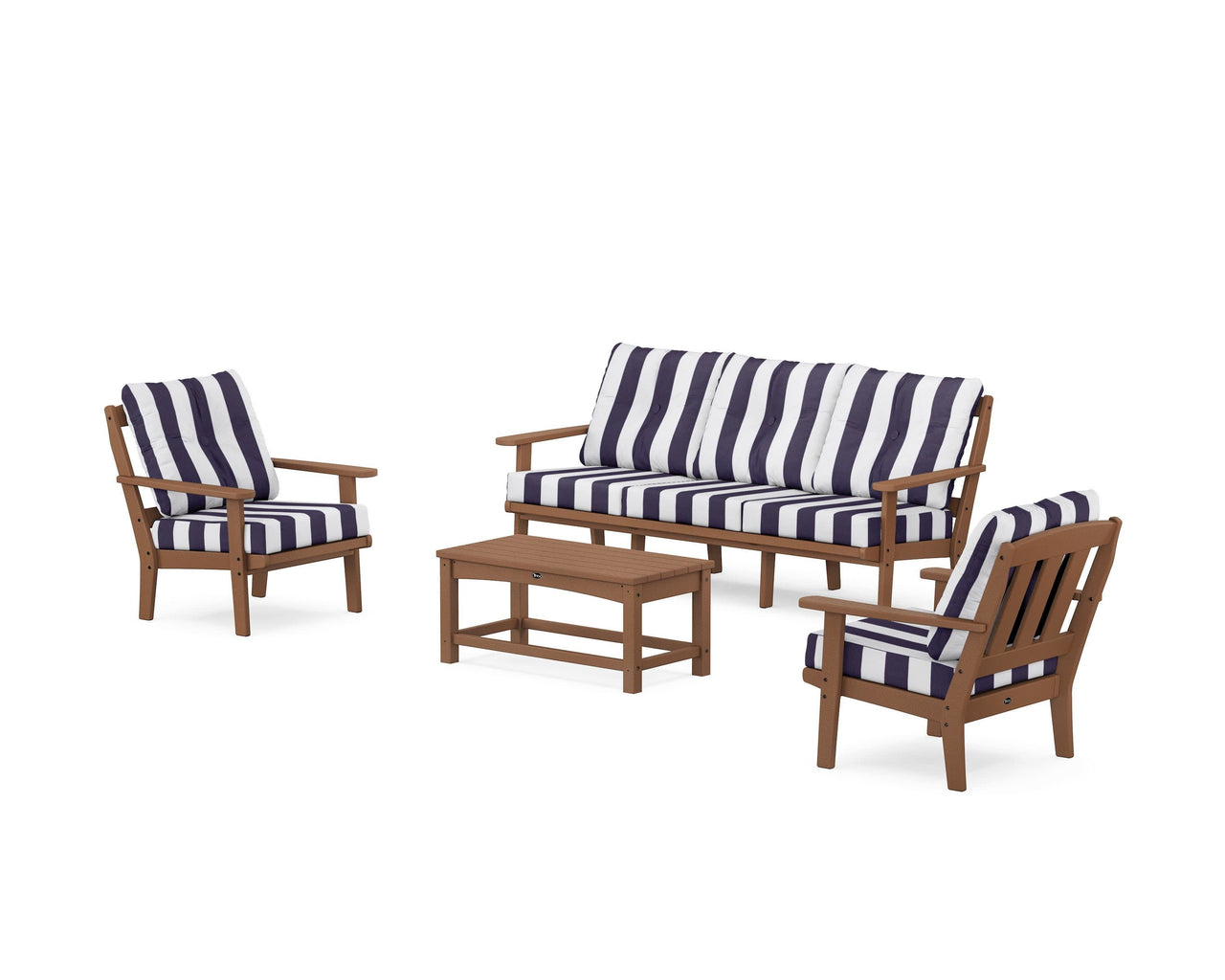 Trex Cape Cod 4-Piece Deep Seating Set with Sofa