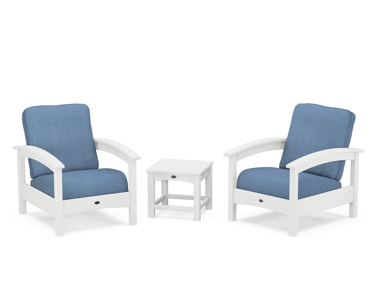 Trex Rockport Club 3-Piece Deep Seating Conversation Set