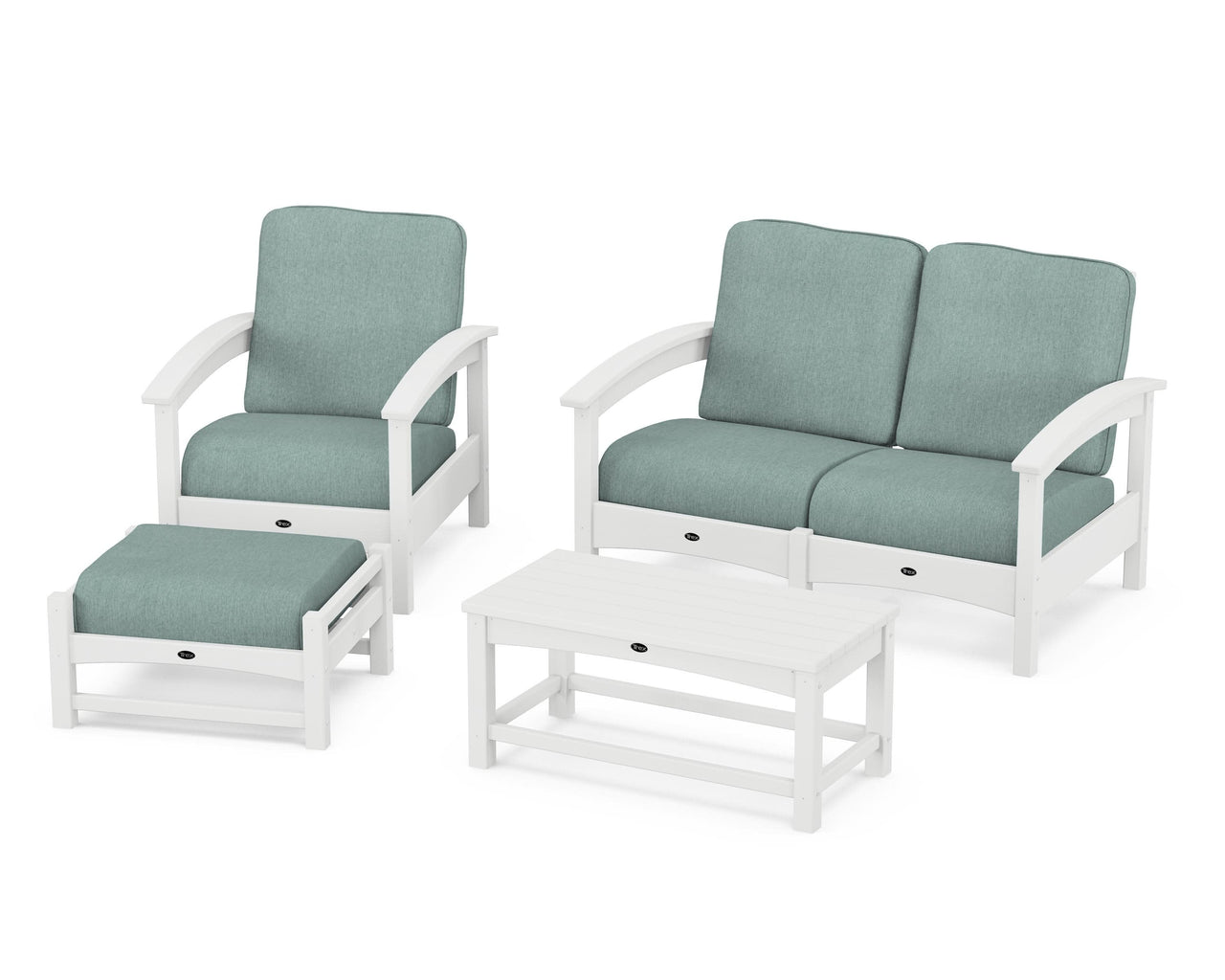 Trex Rockport 4-Piece Deep Seating Conversation Group