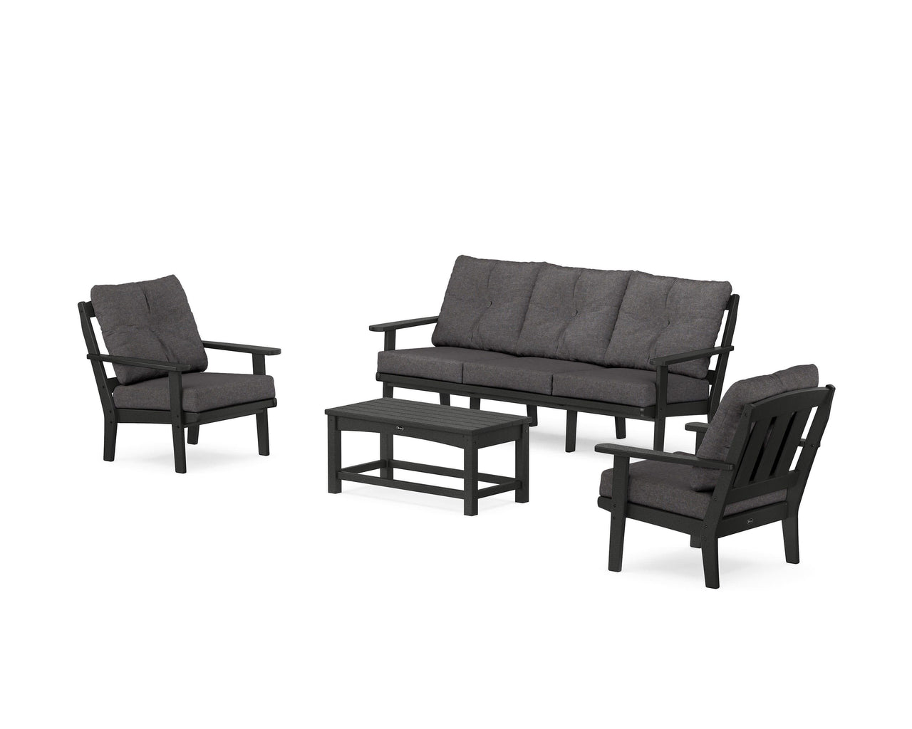 Trex Cape Cod 4-Piece Deep Seating Set with Sofa