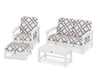 Thumbnail for Trex Rockport 4-Piece Deep Seating Conversation Group