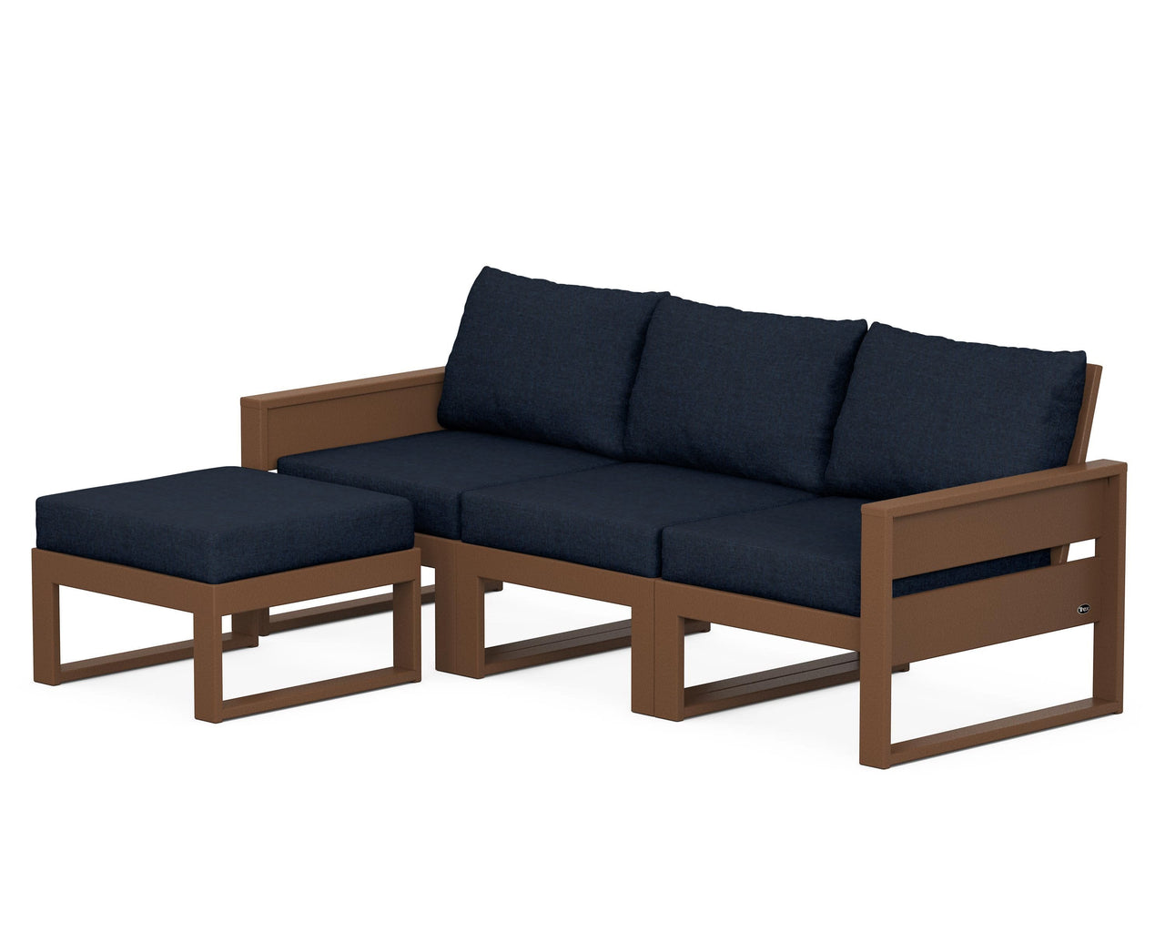 Trex Eastport 4- Piece Sectional with Ottoman