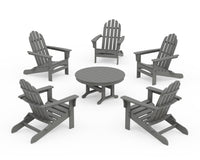 Thumbnail for Trex Cape Cod 6-Piece Folding Adirondack Conversation Set