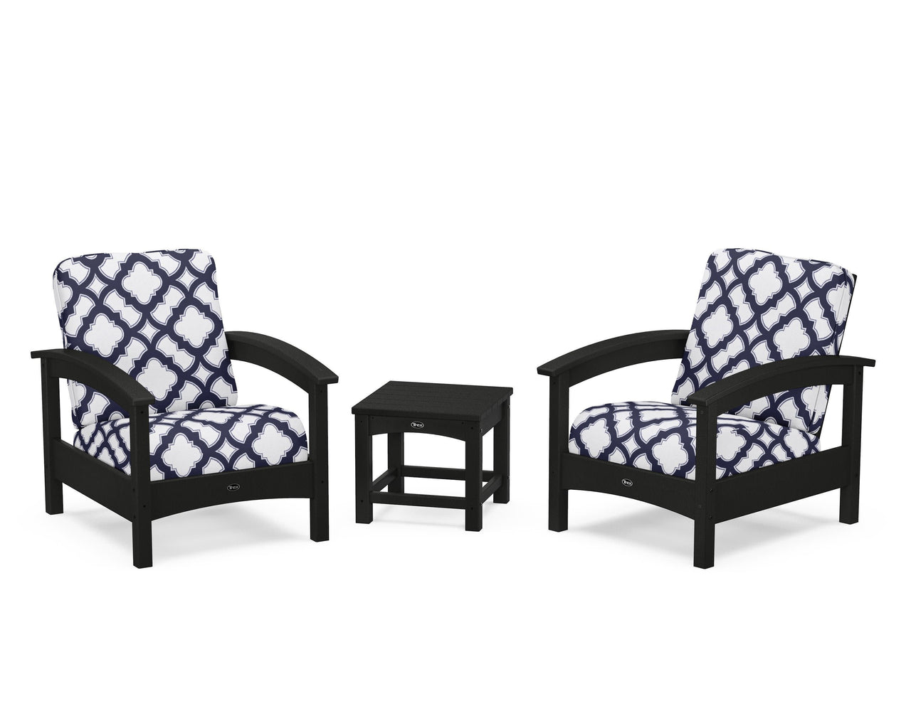 Trex Rockport Club 3-Piece Deep Seating Conversation Set