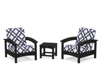 Thumbnail for Trex Rockport Club 3-Piece Deep Seating Conversation Set