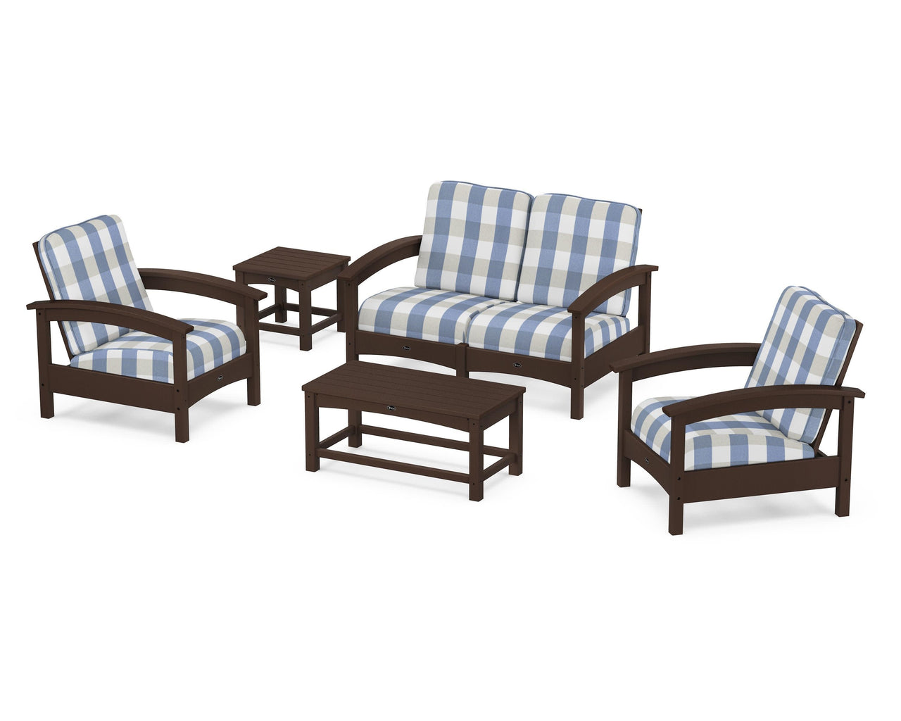 Trex Rockport Club 6-Piece Deep Seating Conversation Set