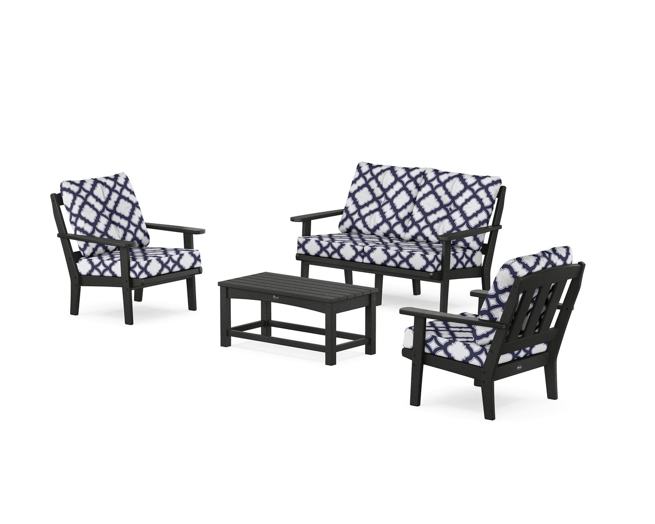 Trex Cape Cod 4-Piece Deep Seating Set with Loveseat