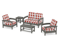 Thumbnail for Trex Rockport Club 6-Piece Deep Seating Conversation Set
