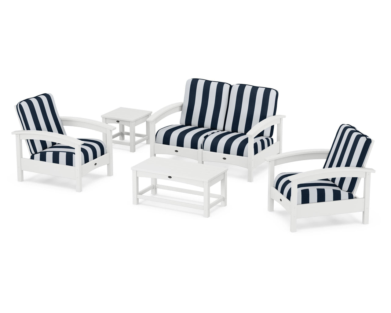 Trex Rockport Club 6-Piece Deep Seating Conversation Set