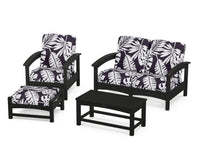 Thumbnail for Trex Rockport 4-Piece Deep Seating Conversation Group