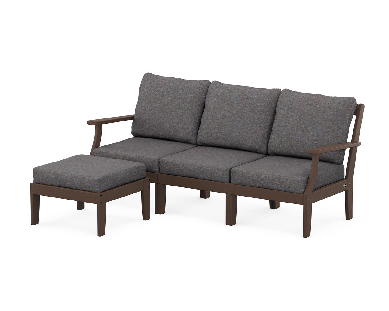 Trex Yacht Club Modular 4-Piece Deep Seating Set with Ottoman