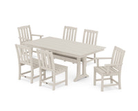 Thumbnail for Trex Cape Cod 7-Piece Farmhouse Dining Set with Trestle Legs - Sand Castle