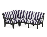 Thumbnail for Trex Yacht Club Modular 4-Piece Deep Seating Set
