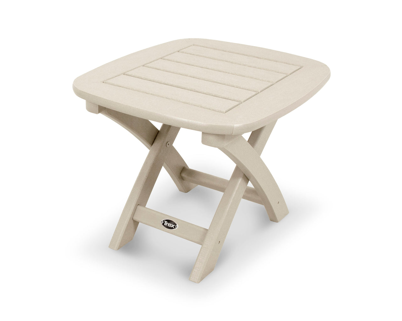 Trex Yacht Club 21" x 18" Side Table - Sand Castle