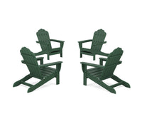 Thumbnail for Trex 4-Piece Monterey Bay Oversized Adirondack Chair Conversation Set