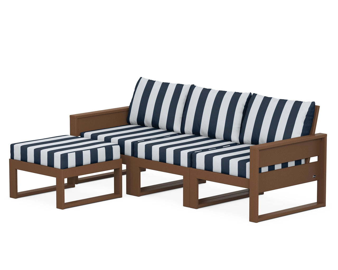 Trex Eastport 4- Piece Sectional with Ottoman