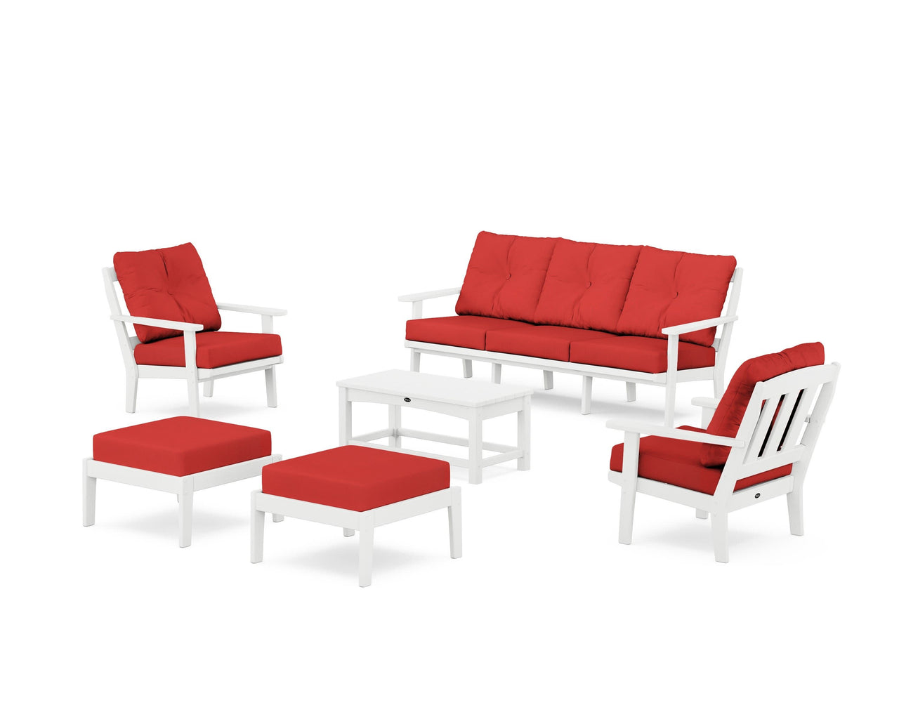 Trex Cape Cod 6-Piece Lounge Sofa Set