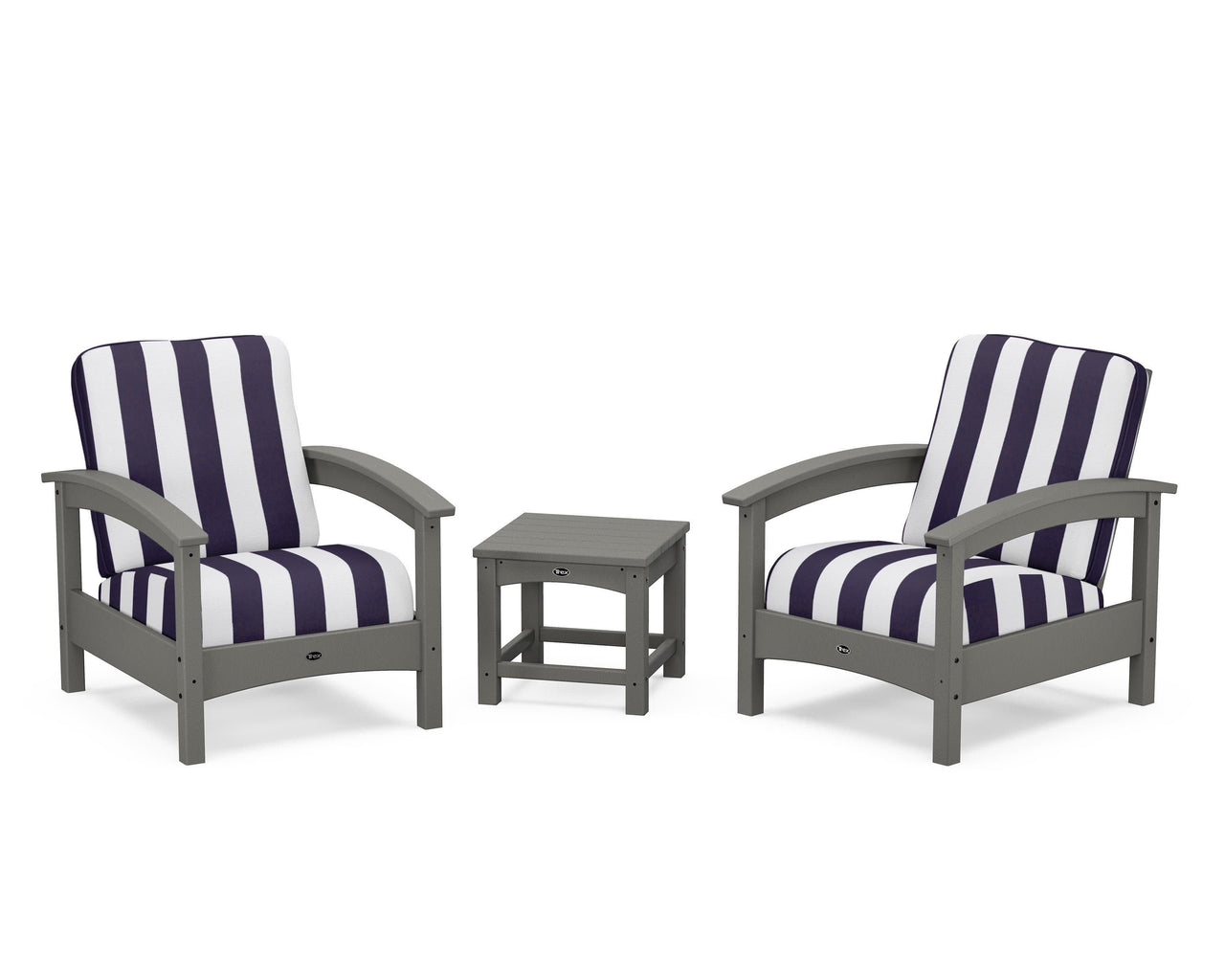 Trex Rockport Club 3-Piece Deep Seating Conversation Set