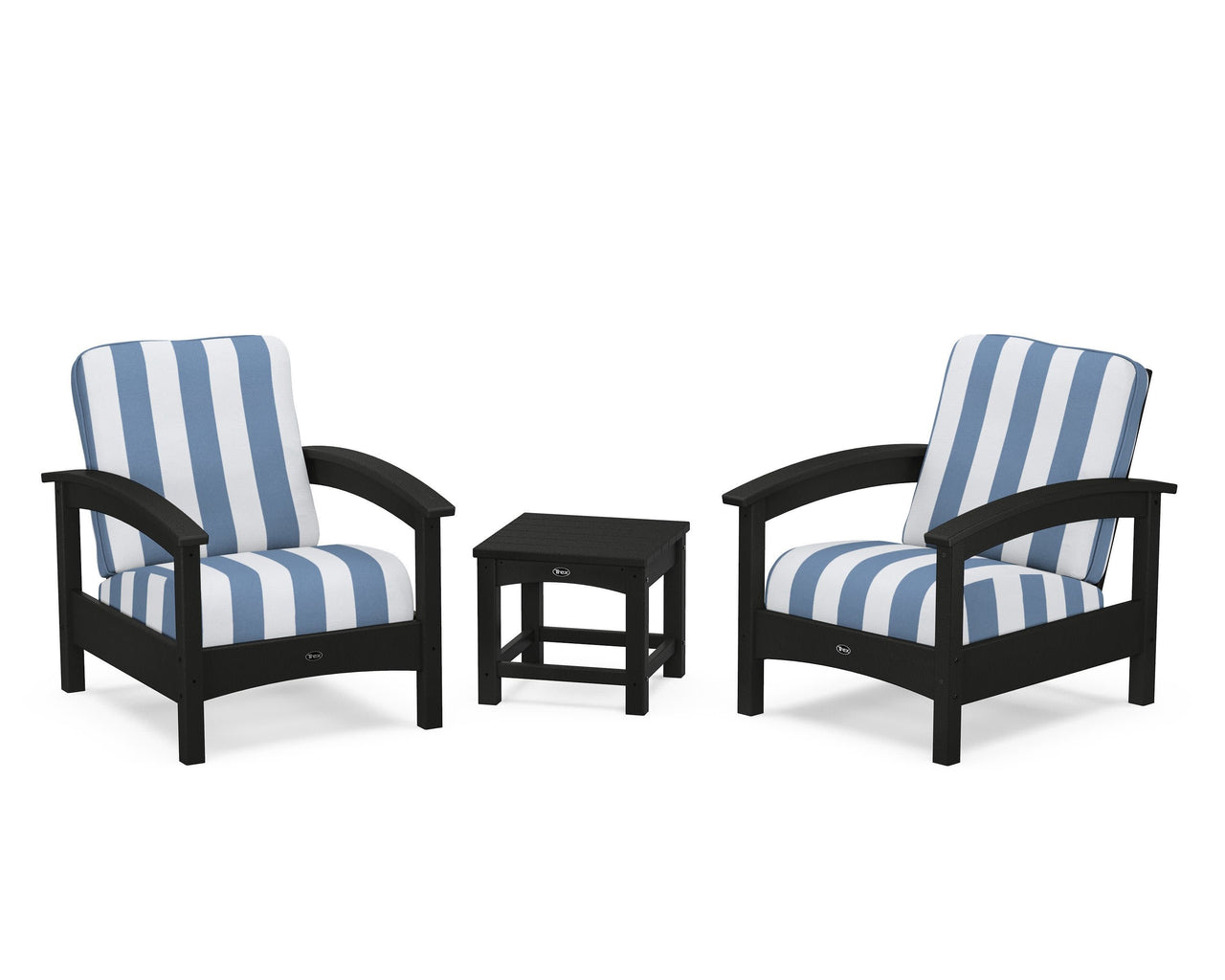 Trex Rockport Club 3-Piece Deep Seating Conversation Set