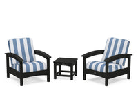 Thumbnail for Trex Rockport Club 3-Piece Deep Seating Conversation Set