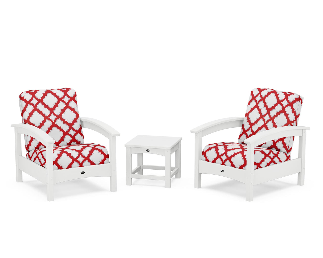 Trex Rockport Club 3-Piece Deep Seating Conversation Set