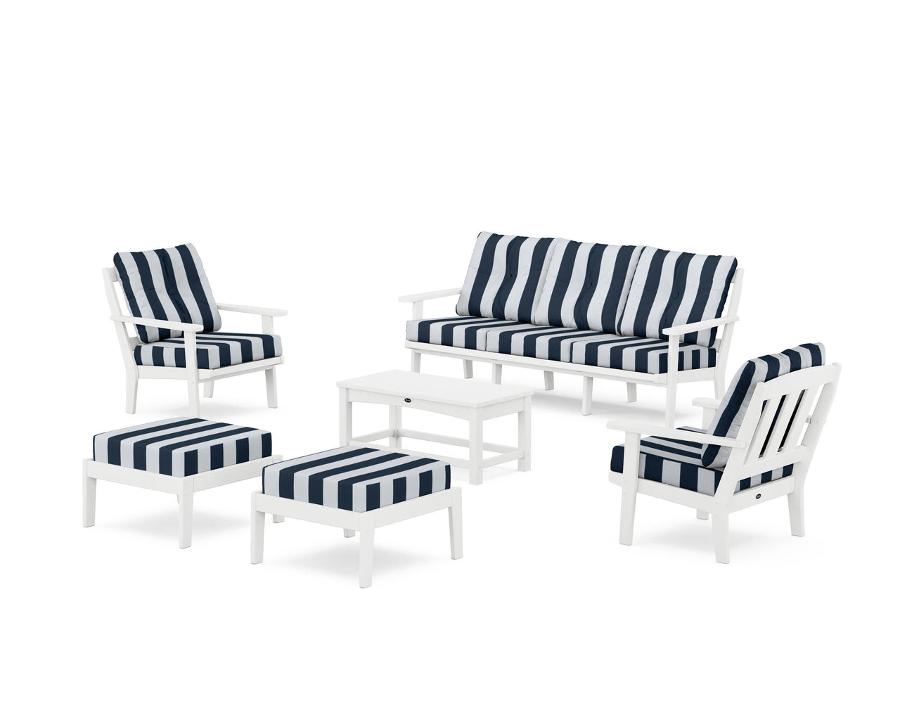 Trex Cape Cod 6-Piece Lounge Sofa Set