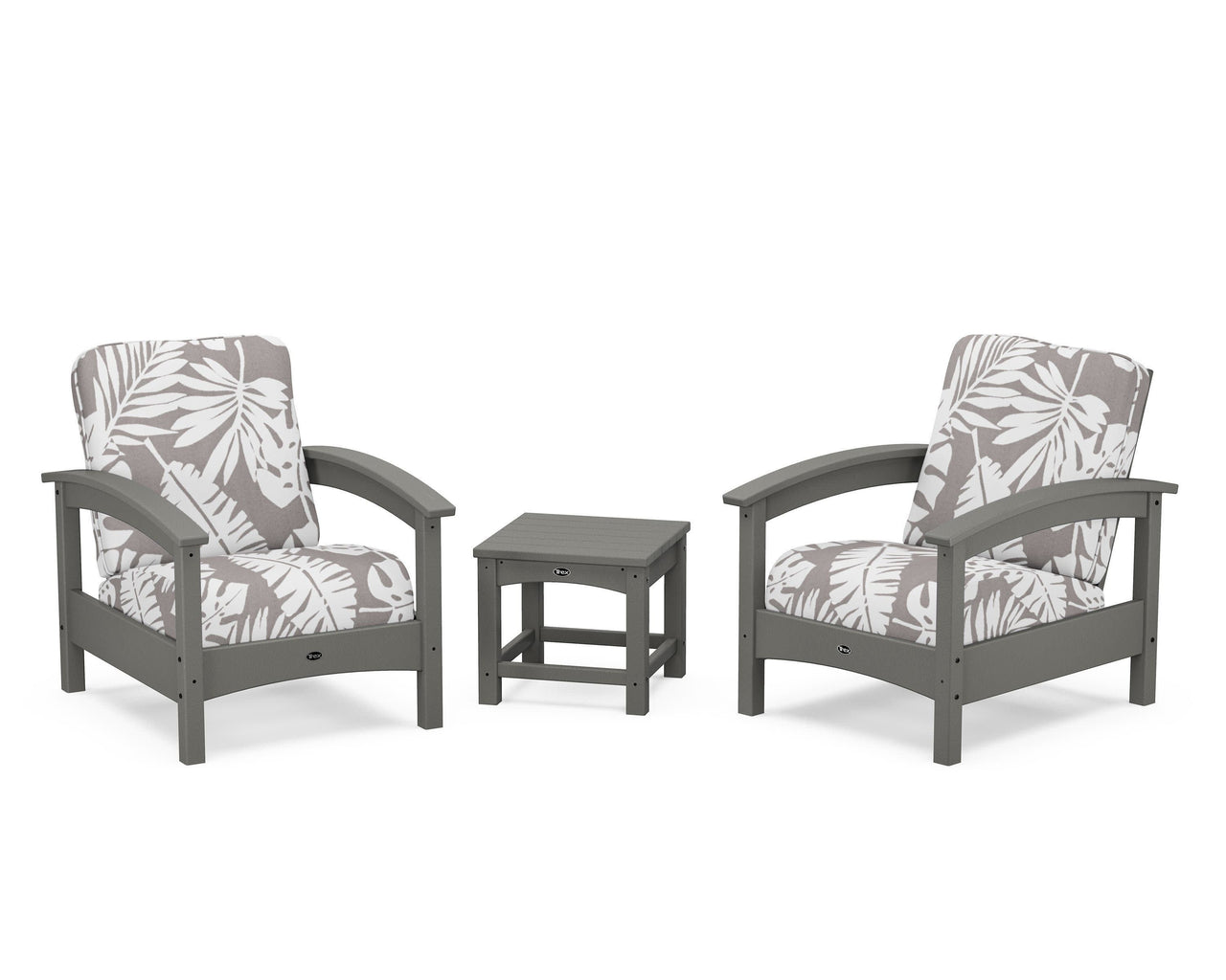 Trex Rockport Club 3-Piece Deep Seating Conversation Set