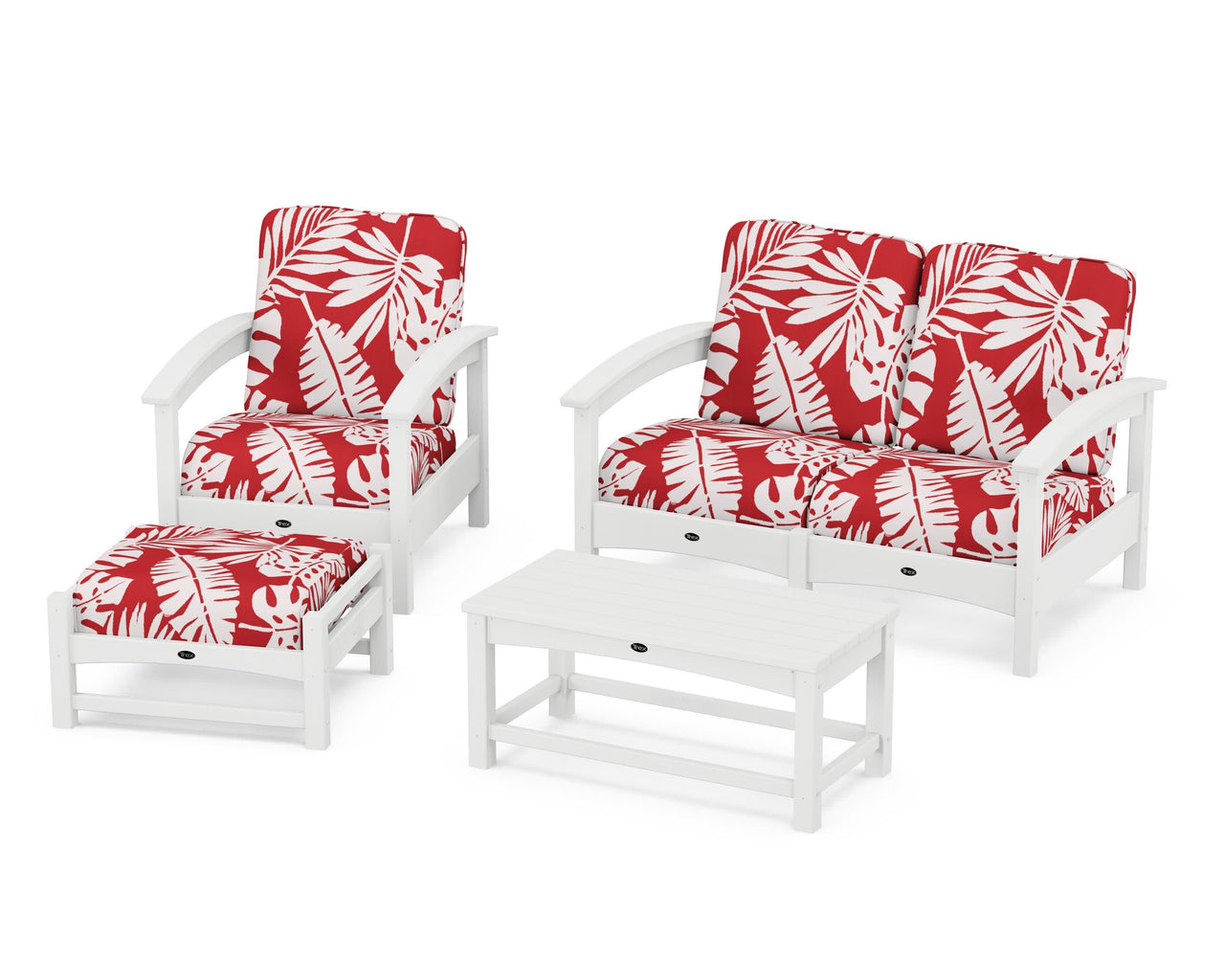 Trex Rockport 4-Piece Deep Seating Conversation Group
