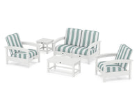 Thumbnail for Trex Rockport Club 6-Piece Deep Seating Conversation Set