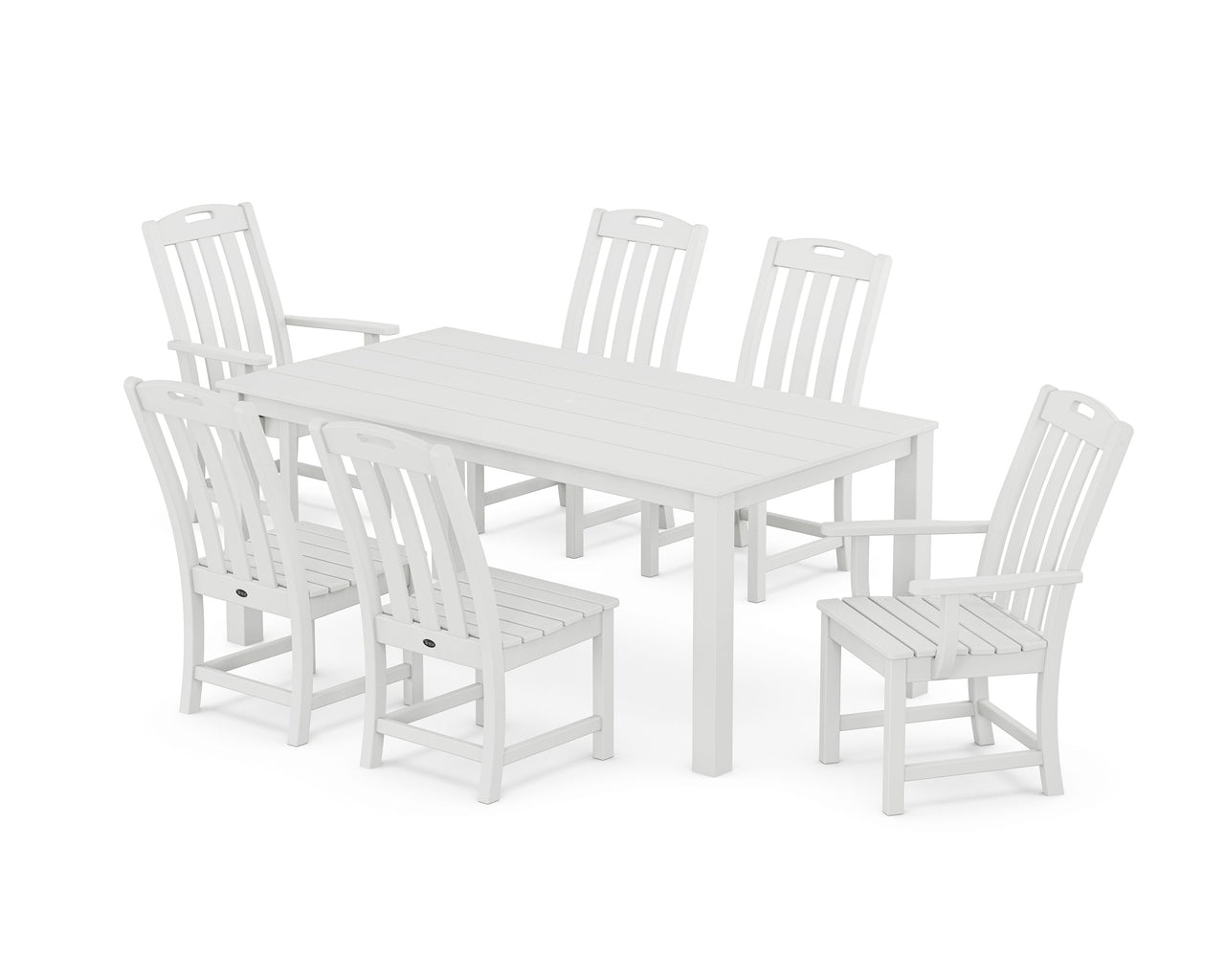 Trex Yacht Club 7-Piece Parsons Dining Set