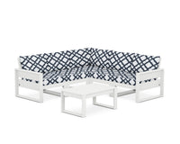 Thumbnail for Trex Eastport 6-Piece Deep Seating Sectional + Coffee Table Set