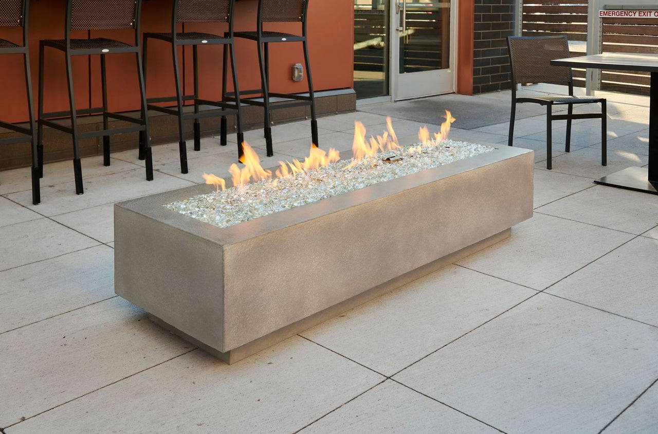 Natural Grey Cove 72" Linear Gas Fire Table w/Direct Spark Ignition (NG)CV72DSING