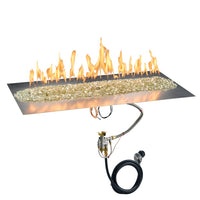 Thumbnail for Crystal Fire Plus Linear Gas Fire Pit Burner Plate 42