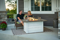 Thumbnail for Alcott Rectangular Gas Fire Pit Table w/Direct Spark Ignition