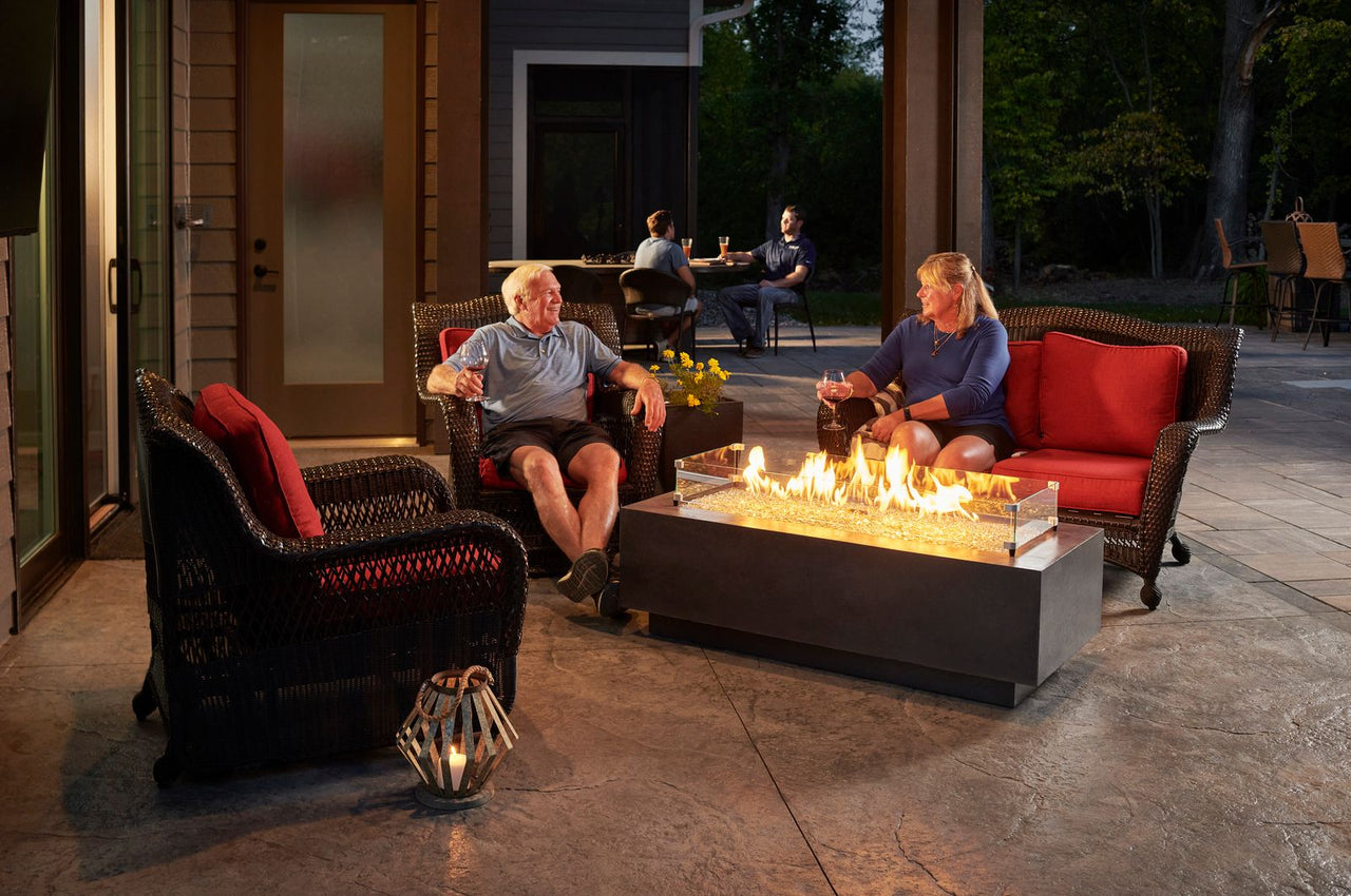 Midnight Mist Cove 54" Linear Gas Fire Table w/Direct Spark Ignition (LP)CV54MMDSILP