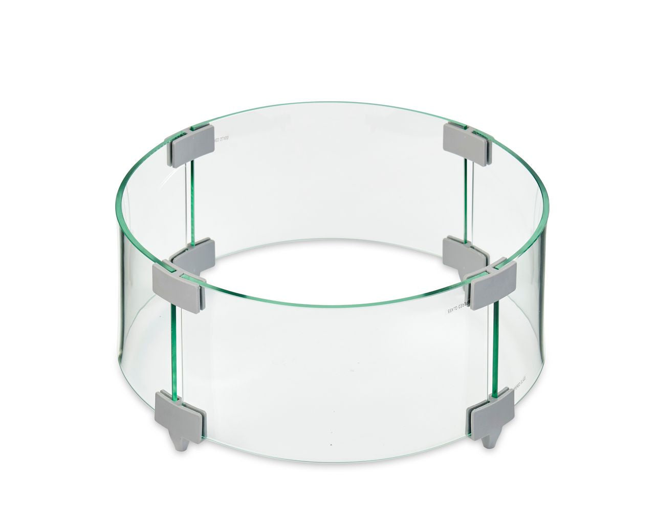 Round Glass Wind Guard for 12" Burner: 14.625" x 7"GG-12R