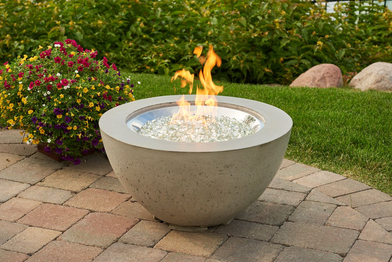 Natural Grey Cove 29" Round Gas Fire Pit Bowl w/Direct Spark Ignition (NG)CV20DSING